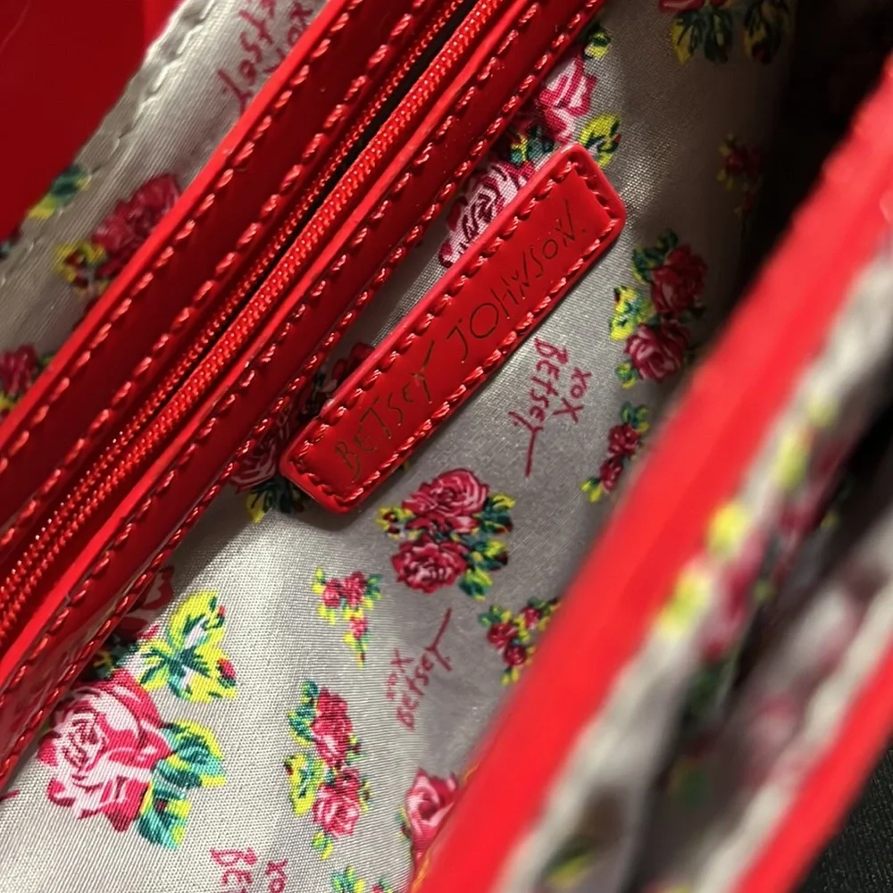 Betsy Johnson red bag:STOLEN - Picture 8 of 16